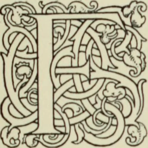 An illustration from Early woodcut initials : containing over thirteen hundred reproductions of ornamental letters of the fifteenth and sixteenth centuries, 1908, leaf 12