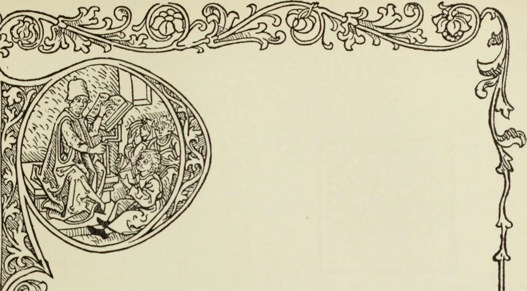 An illustration from Early woodcut initials : containing over thirteen hundred reproductions of ornamental letters of the fifteenth and sixteenth centuries, 1908, leaf 130