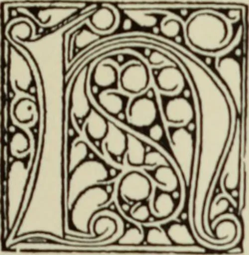 An illustration from Early woodcut initials : containing over thirteen hundred reproductions of ornamental letters of the fifteenth and sixteenth centuries, 1908, leaf 132