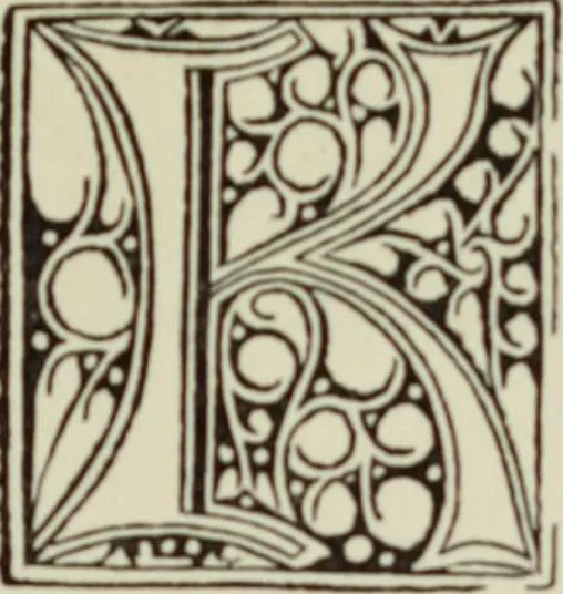 An illustration from Early woodcut initials : containing over thirteen hundred reproductions of ornamental letters of the fifteenth and sixteenth centuries, 1908, leaf 132