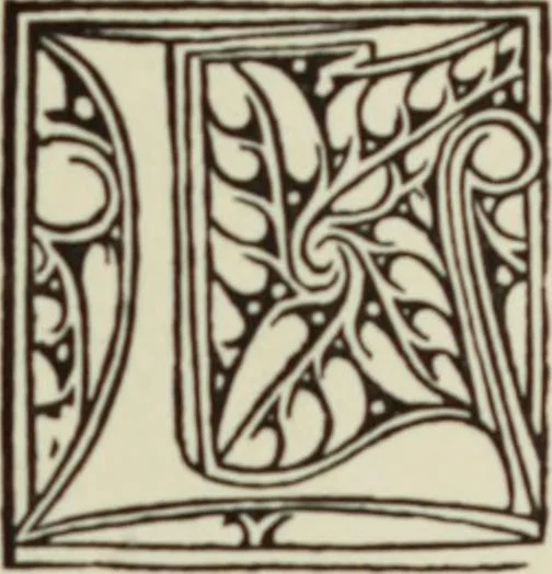 An illustration from Early woodcut initials : containing over thirteen hundred reproductions of ornamental letters of the fifteenth and sixteenth centuries, 1908, leaf 132