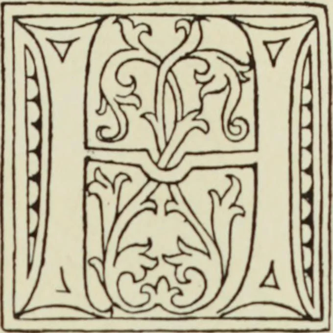 An illustration from Early woodcut initials : containing over thirteen hundred reproductions of ornamental letters of the fifteenth and sixteenth centuries, 1908, leaf 134
