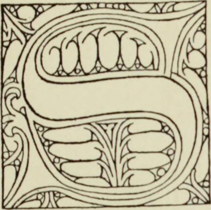 An illustration from Early woodcut initials : containing over thirteen hundred reproductions of ornamental letters of the fifteenth and sixteenth centuries, 1908, leaf 134
