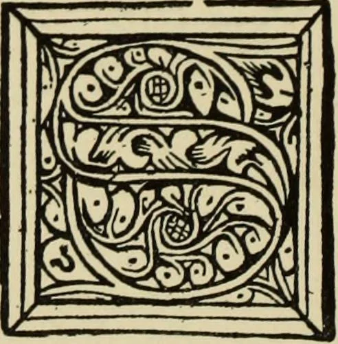 An illustration from Early woodcut initials : containing over thirteen hundred reproductions of ornamental letters of the fifteenth and sixteenth centuries, 1908, leaf 135