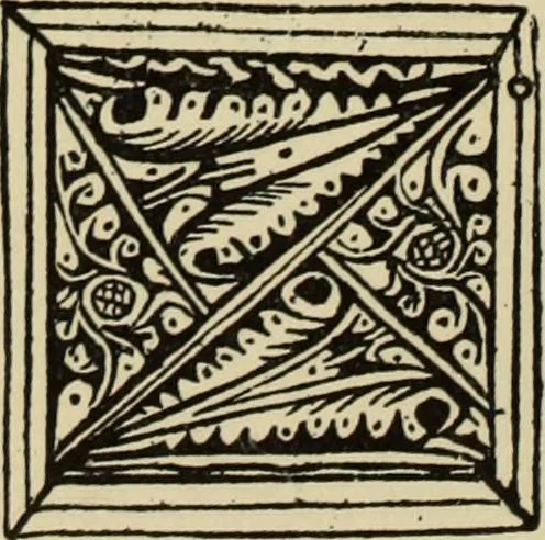 An illustration from Early woodcut initials : containing over thirteen hundred reproductions of ornamental letters of the fifteenth and sixteenth centuries, 1908, leaf 135