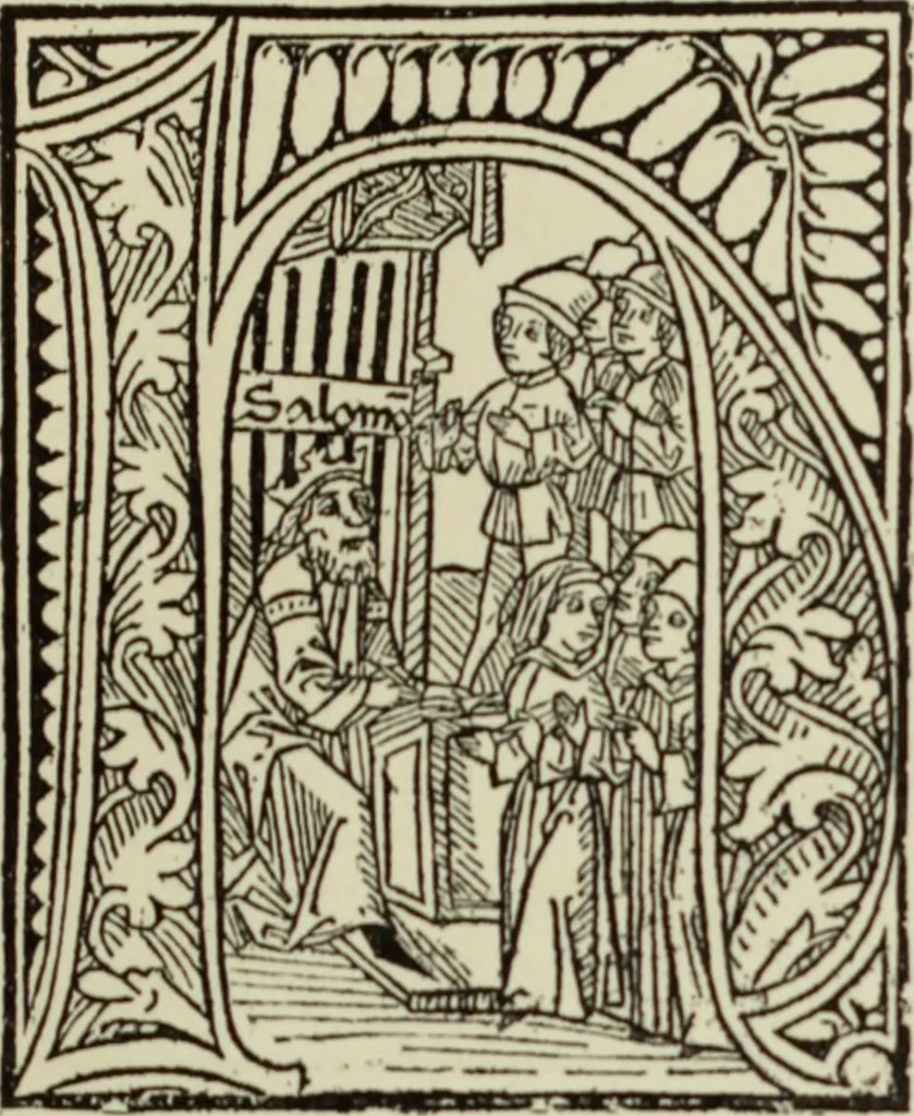 An illustration from Early woodcut initials : containing over thirteen hundred reproductions of ornamental letters of the fifteenth and sixteenth centuries, 1908, leaf 138