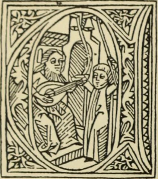 An illustration from Early woodcut initials : containing over thirteen hundred reproductions of ornamental letters of the fifteenth and sixteenth centuries, 1908, leaf 141