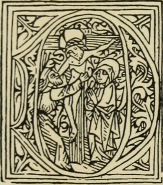 An illustration from Early woodcut initials : containing over thirteen hundred reproductions of ornamental letters of the fifteenth and sixteenth centuries, 1908, leaf 141
