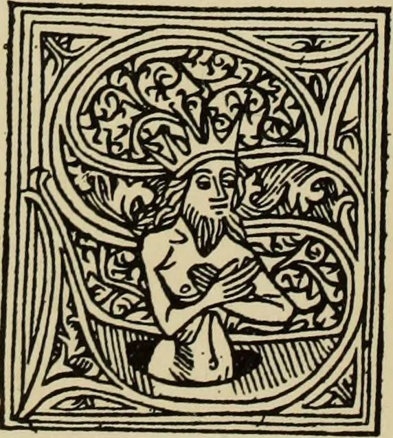 An illustration from Early woodcut initials : containing over thirteen hundred reproductions of ornamental letters of the fifteenth and sixteenth centuries, 1908, leaf 141
