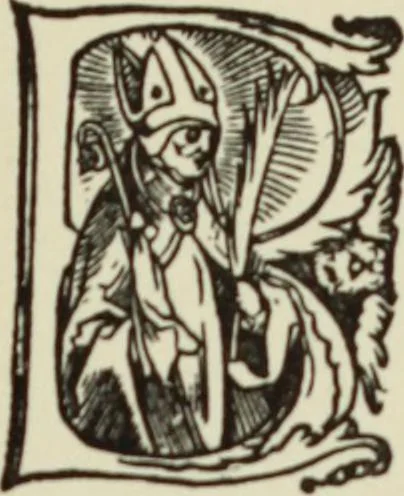 An illustration from Early woodcut initials : containing over thirteen hundred reproductions of ornamental letters of the fifteenth and sixteenth centuries, 1908, leaf 142