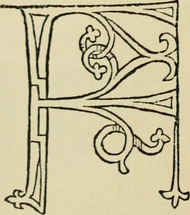 An illustration from Early woodcut initials : containing over thirteen hundred reproductions of ornamental letters of the fifteenth and sixteenth centuries, 1908, leaf 145