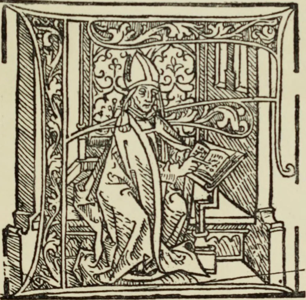 An illustration from Early woodcut initials : containing over thirteen hundred reproductions of ornamental letters of the fifteenth and sixteenth centuries, 1908, leaf 146