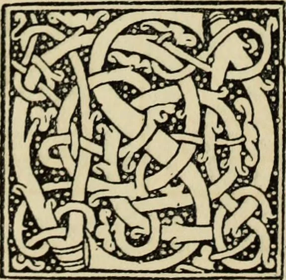 An illustration from Early woodcut initials : containing over thirteen hundred reproductions of ornamental letters of the fifteenth and sixteenth centuries, 1908, leaf 147