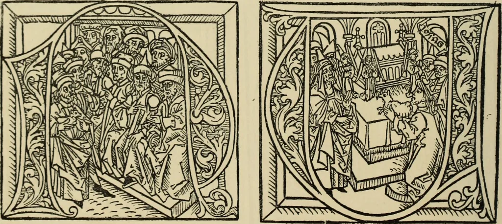 An illustration from Early woodcut initials : containing over thirteen hundred reproductions of ornamental letters of the fifteenth and sixteenth centuries, 1908, leaf 149