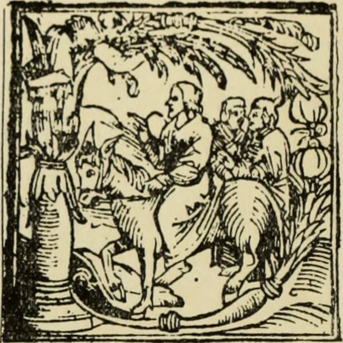 An illustration from Early woodcut initials : containing over thirteen hundred reproductions of ornamental letters of the fifteenth and sixteenth centuries, 1908, leaf 151