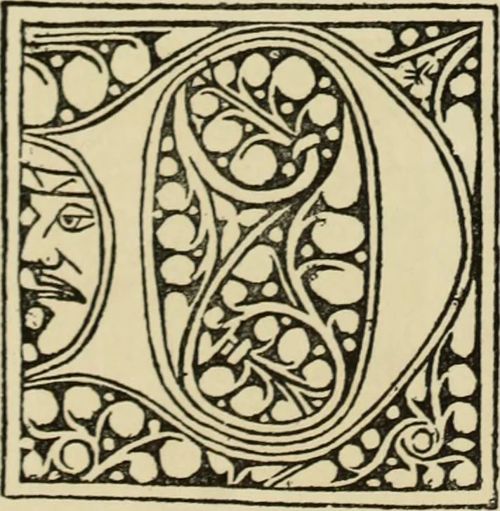 An illustration from Early woodcut initials : containing over thirteen hundred reproductions of ornamental letters of the fifteenth and sixteenth centuries, 1908, leaf 153