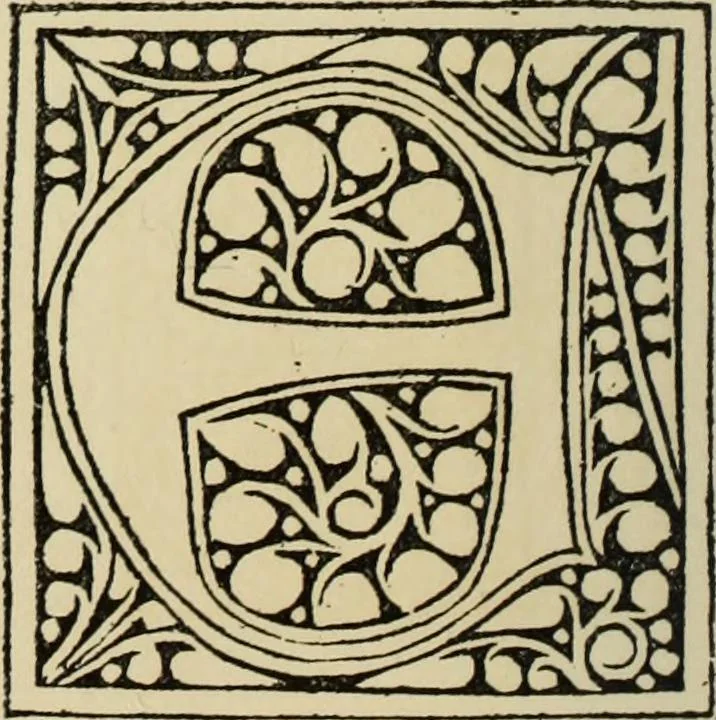 An illustration from Early woodcut initials : containing over thirteen hundred reproductions of ornamental letters of the fifteenth and sixteenth centuries, 1908, leaf 153