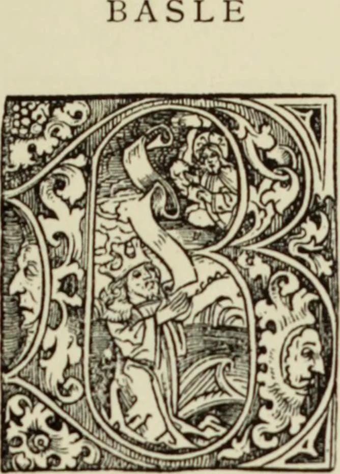 An illustration from Early woodcut initials : containing over thirteen hundred reproductions of ornamental letters of the fifteenth and sixteenth centuries, 1908, leaf 154