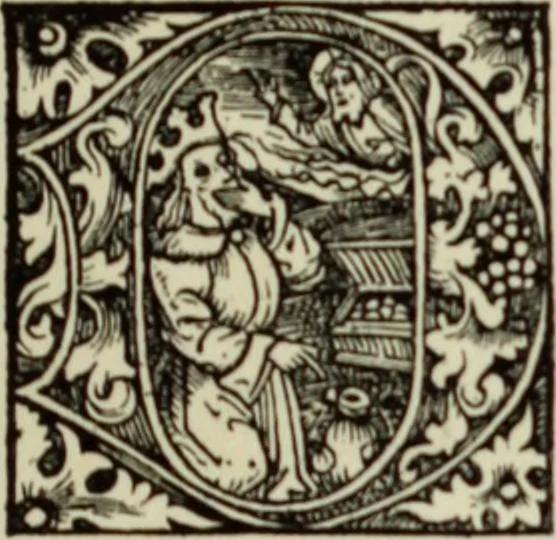 An illustration from Early woodcut initials : containing over thirteen hundred reproductions of ornamental letters of the fifteenth and sixteenth centuries, 1908, leaf 154