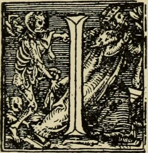 An illustration from Early woodcut initials : containing over thirteen hundred reproductions of ornamental letters of the fifteenth and sixteenth centuries, 1908, leaf 157