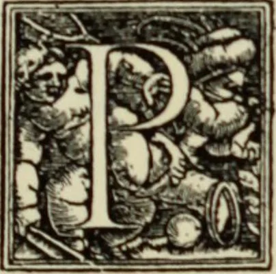 An illustration from Early woodcut initials : containing over thirteen hundred reproductions of ornamental letters of the fifteenth and sixteenth centuries, 1908, leaf 158