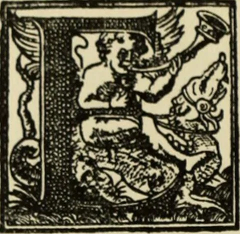 An illustration from Early woodcut initials : containing over thirteen hundred reproductions of ornamental letters of the fifteenth and sixteenth centuries, 1908, leaf 163
