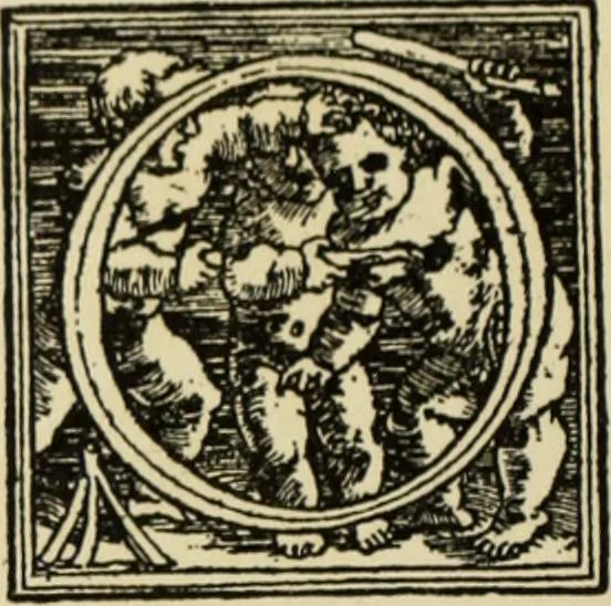 An illustration from Early woodcut initials : containing over thirteen hundred reproductions of ornamental letters of the fifteenth and sixteenth centuries, 1908, leaf 163