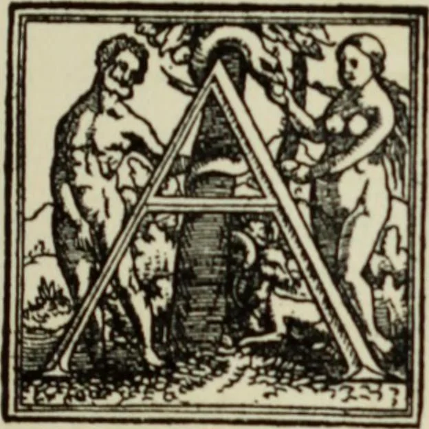 An illustration from Early woodcut initials : containing over thirteen hundred reproductions of ornamental letters of the fifteenth and sixteenth centuries, 1908, leaf 164