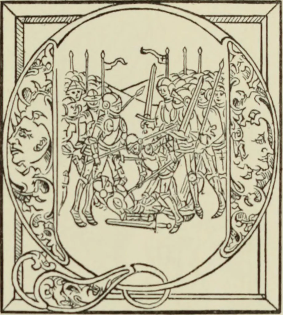 An illustration from Early woodcut initials : containing over thirteen hundred reproductions of ornamental letters of the fifteenth and sixteenth centuries, 1908, leaf 166