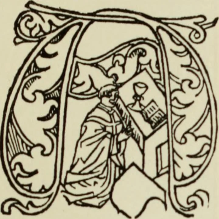 An illustration from Early woodcut initials : containing over thirteen hundred reproductions of ornamental letters of the fifteenth and sixteenth centuries, 1908, leaf 168