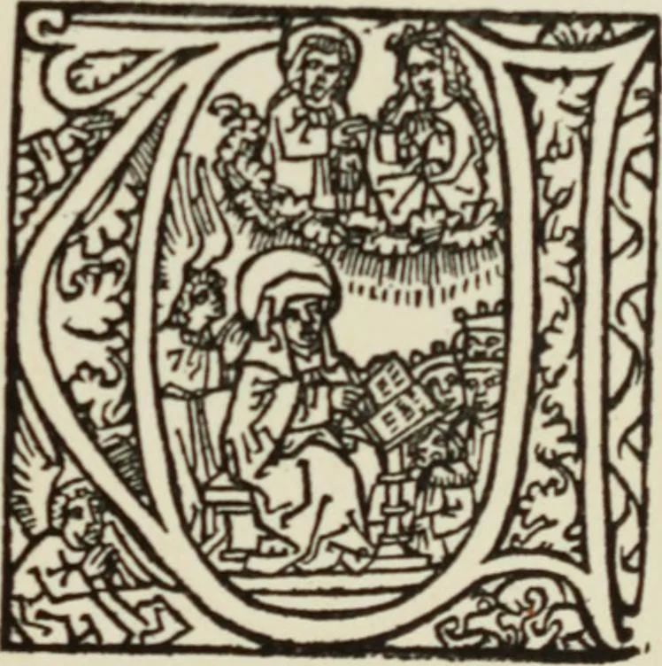 An illustration from Early woodcut initials : containing over thirteen hundred reproductions of ornamental letters of the fifteenth and sixteenth centuries, 1908, leaf 168
