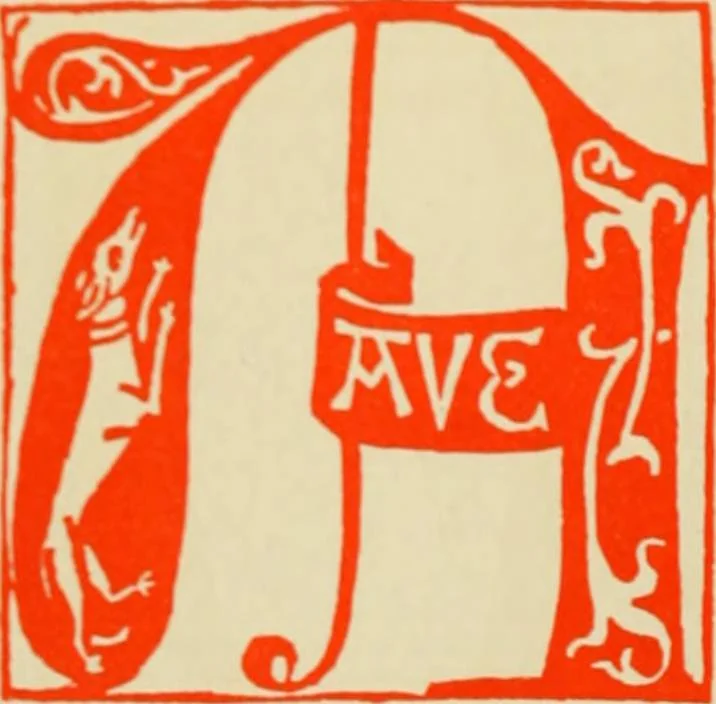 An illustration from Early woodcut initials : containing over thirteen hundred reproductions of ornamental letters of the fifteenth and sixteenth centuries, 1908, leaf 169