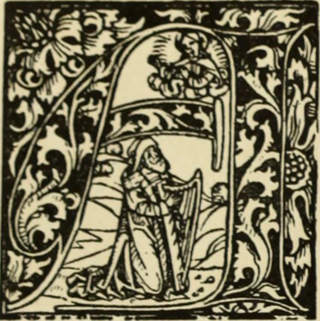 An illustration from Early woodcut initials : containing over thirteen hundred reproductions of ornamental letters of the fifteenth and sixteenth centuries, 1908, leaf 171