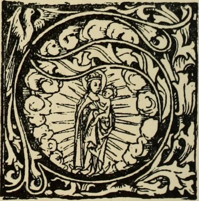 An illustration from Early woodcut initials : containing over thirteen hundred reproductions of ornamental letters of the fifteenth and sixteenth centuries, 1908, leaf 171