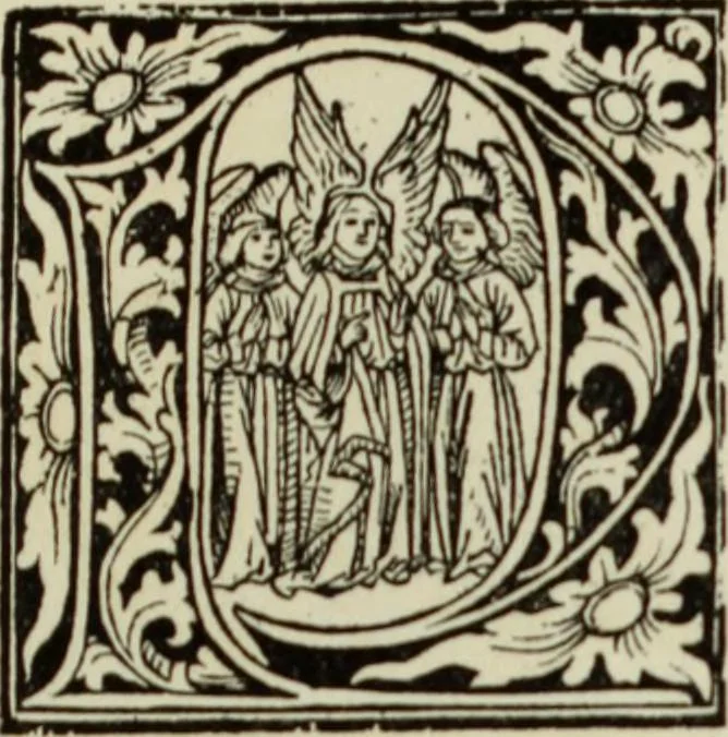 An illustration from Early woodcut initials : containing over thirteen hundred reproductions of ornamental letters of the fifteenth and sixteenth centuries, 1908, leaf 172