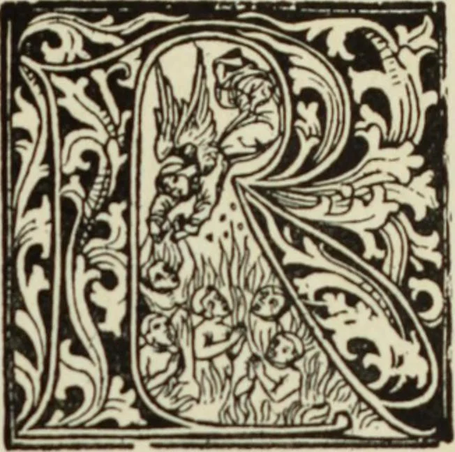 An illustration from Early woodcut initials : containing over thirteen hundred reproductions of ornamental letters of the fifteenth and sixteenth centuries, 1908, leaf 172