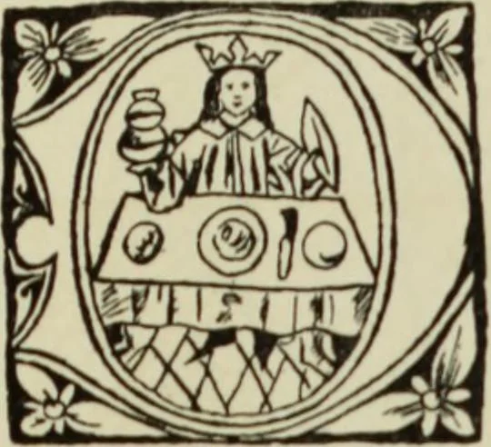 An illustration from Early woodcut initials : containing over thirteen hundred reproductions of ornamental letters of the fifteenth and sixteenth centuries, 1908, leaf 174