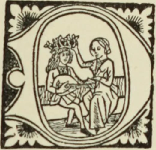 An illustration from Early woodcut initials : containing over thirteen hundred reproductions of ornamental letters of the fifteenth and sixteenth centuries, 1908, leaf 174