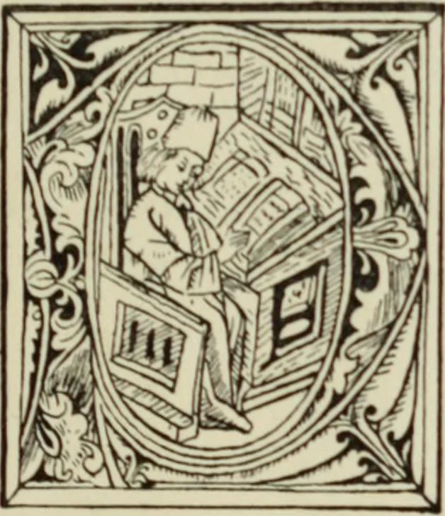 An illustration from Early woodcut initials : containing over thirteen hundred reproductions of ornamental letters of the fifteenth and sixteenth centuries, 1908, leaf 174