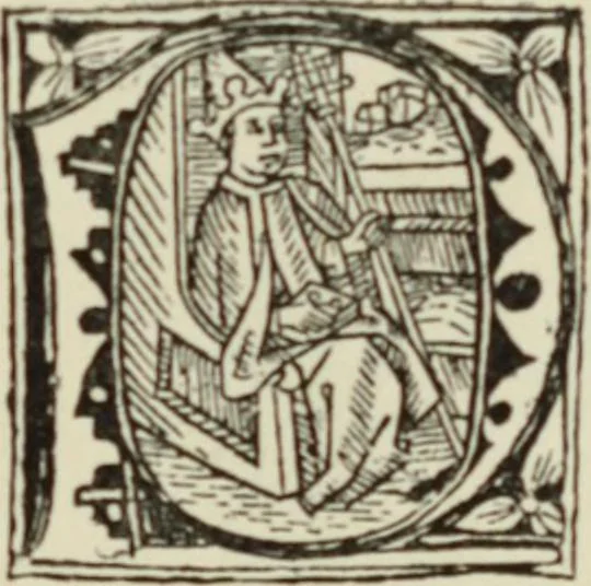 An illustration from Early woodcut initials : containing over thirteen hundred reproductions of ornamental letters of the fifteenth and sixteenth centuries, 1908, leaf 174