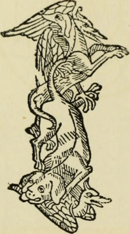 An illustration from Early woodcut initials : containing over thirteen hundred reproductions of ornamental letters of the fifteenth and sixteenth centuries, 1908, leaf 175