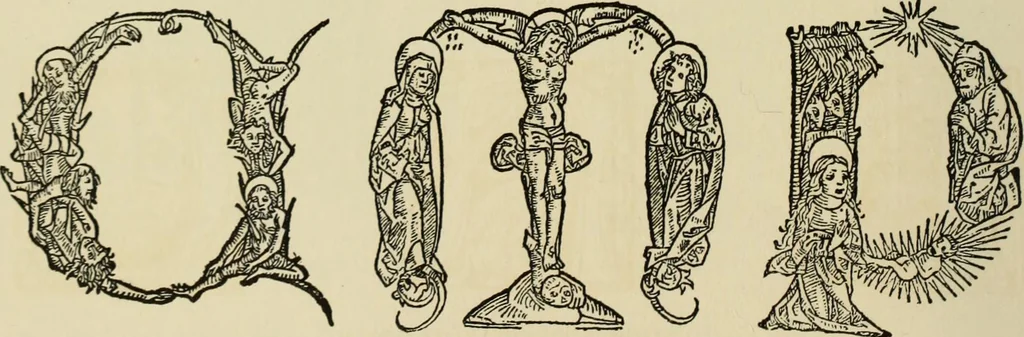 An illustration from Early woodcut initials : containing over thirteen hundred reproductions of ornamental letters of the fifteenth and sixteenth centuries, 1908, leaf 175