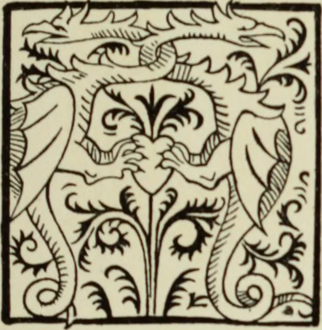 An illustration from Early woodcut initials : containing over thirteen hundred reproductions of ornamental letters of the fifteenth and sixteenth centuries, 1908, leaf 176
