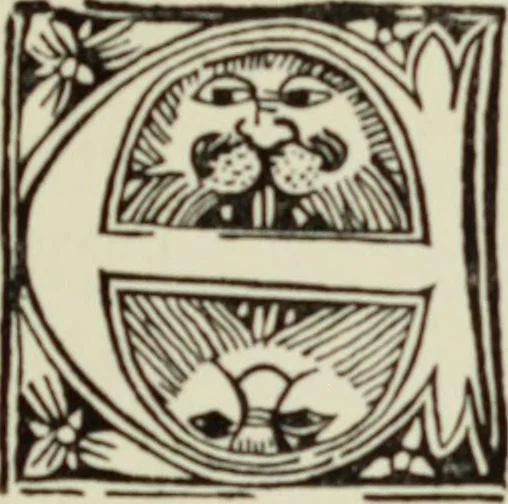 An illustration from Early woodcut initials : containing over thirteen hundred reproductions of ornamental letters of the fifteenth and sixteenth centuries, 1908, leaf 176