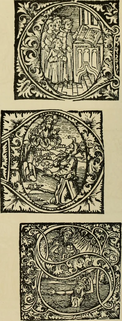 An illustration from Early woodcut initials : containing over thirteen hundred reproductions of ornamental letters of the fifteenth and sixteenth centuries, 1908, leaf 177