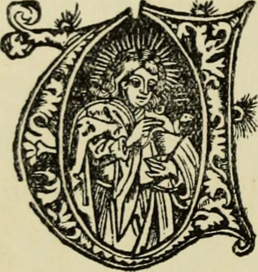 An illustration from Early woodcut initials : containing over thirteen hundred reproductions of ornamental letters of the fifteenth and sixteenth centuries, 1908, leaf 179