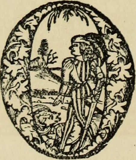 An illustration from Early woodcut initials : containing over thirteen hundred reproductions of ornamental letters of the fifteenth and sixteenth centuries, 1908, leaf 179