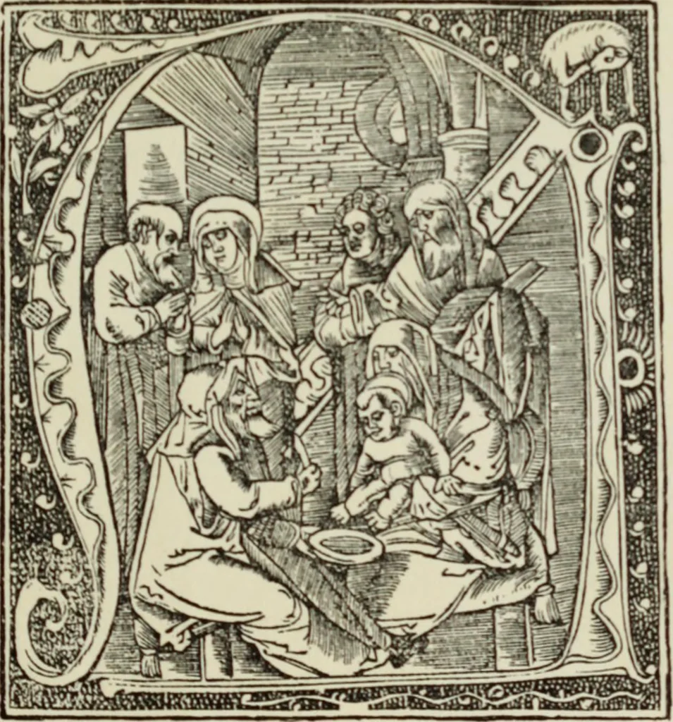 An illustration from Early woodcut initials : containing over thirteen hundred reproductions of ornamental letters of the fifteenth and sixteenth centuries, 1908, leaf 180