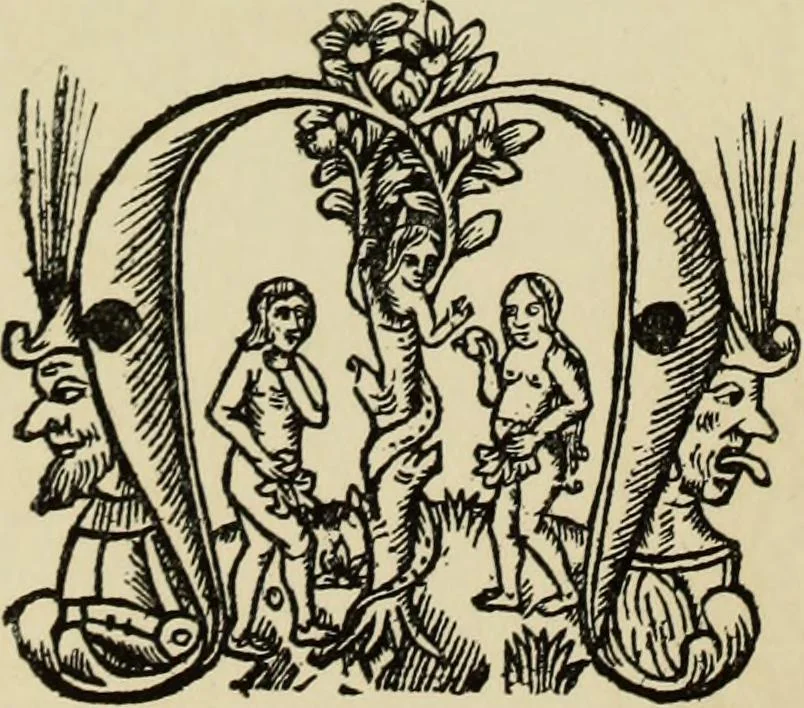 An illustration from Early woodcut initials : containing over thirteen hundred reproductions of ornamental letters of the fifteenth and sixteenth centuries, 1908, leaf 183