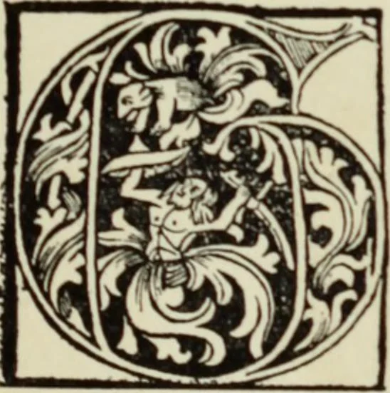 An illustration from Early woodcut initials : containing over thirteen hundred reproductions of ornamental letters of the fifteenth and sixteenth centuries, 1908, leaf 184
